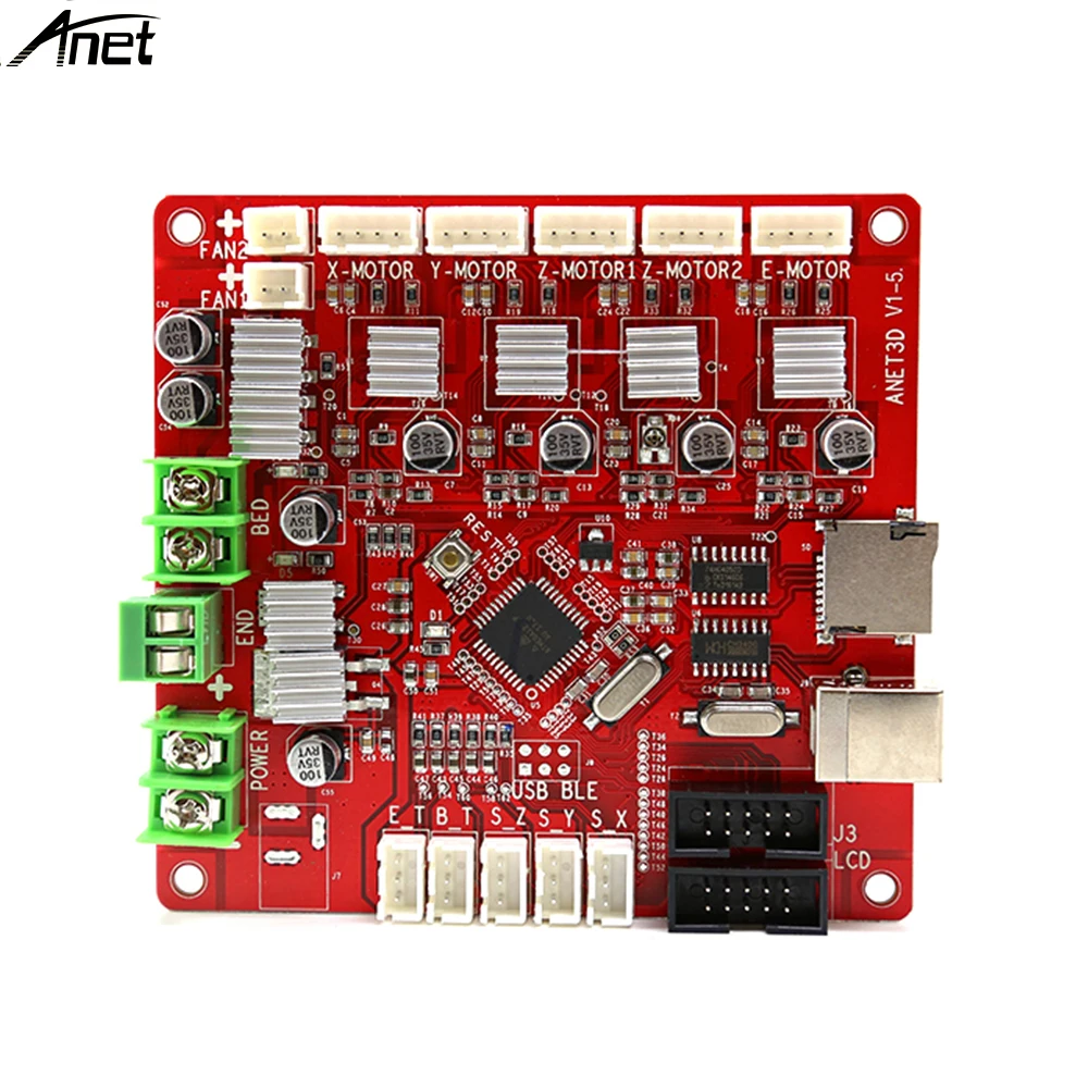 Anet 3D تحكم الطابعة اللوحة الرئيسية مجلس ل Anet V1.5 تحكم الطابعة Reprap i3 مندل ل A8 طابعة Anet 3D تحكم الطابعة اللوحة الرئيسية مجلس ل Anet V1.5 تحكم الطابعة Reprap i3 مندل ل A8 طابعة