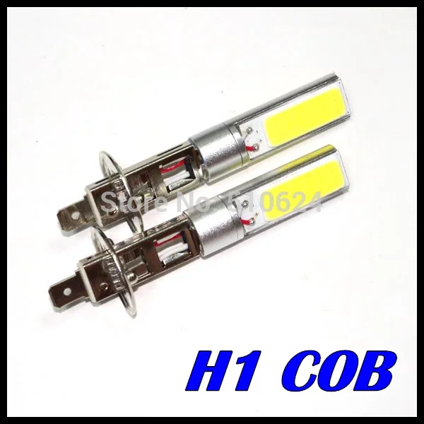 

2Pcs/Lot High Power 20W 10W cob led Super Bright H1 cob led Car Vehicle LED White Day Driving Fog Light Bulb Lamp