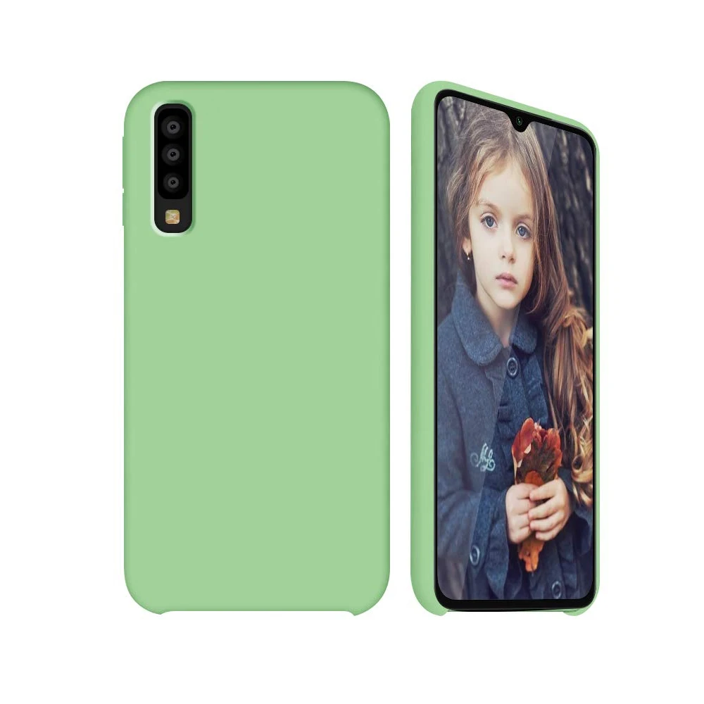 Фирменная мягкая и гибкая Лето жидкий силиконовый чехол для Samsung Galaxy S8 S9 S10 плюс S10E