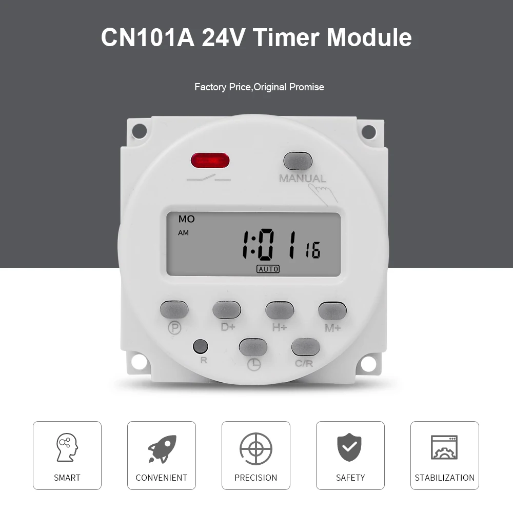 CN101A 24V-220V LCD Digital Weekly Programmable Power Timer Time Relay SwitchYH