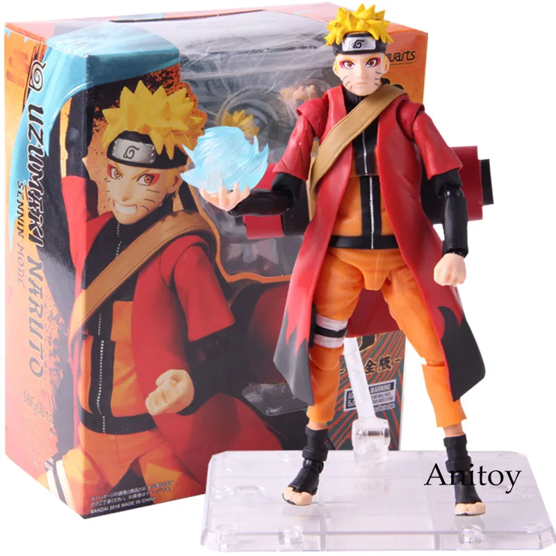 

SHF Naruto Shippuden Uzumaki Naruto Sennin Mode PVC Anime Action Figure Collectible Model Toy