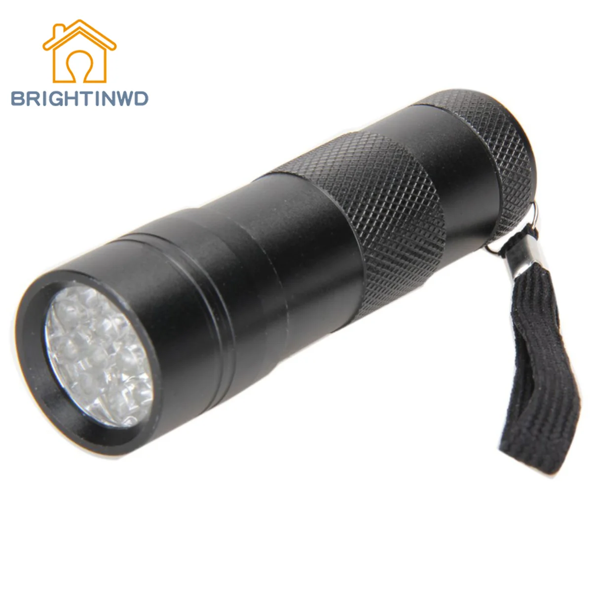 

BRIGHTINWD 12 LED Mini UV Money Detector Ultra Violet Flashlight Torch Light Lamp