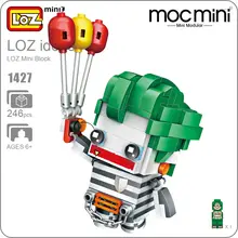 LOZ Mini Blocks Figure Action Assembly Model Building Blocks Figures Cartoon Toys Clown DIY Balloon Character Figurine DIY 1427