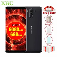 Ulefone Power 3 6 0 18 9 Full Screen Smartphone 6080mAh 6GB 64GB Octa Core Face