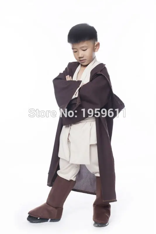 

STAR WARS Robe Jedi/Sith Cosplay Children Hooded Cape Cloak Classic Halloween Costumes two colors For Pick
