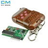 IC 2262, 2272, 315Mhz, 433MHZ cuatro 4 CH clave inalámbrica Módulo de Control Remoto Kit preguntar receptor decodificador para Arduino ► Foto 2/6