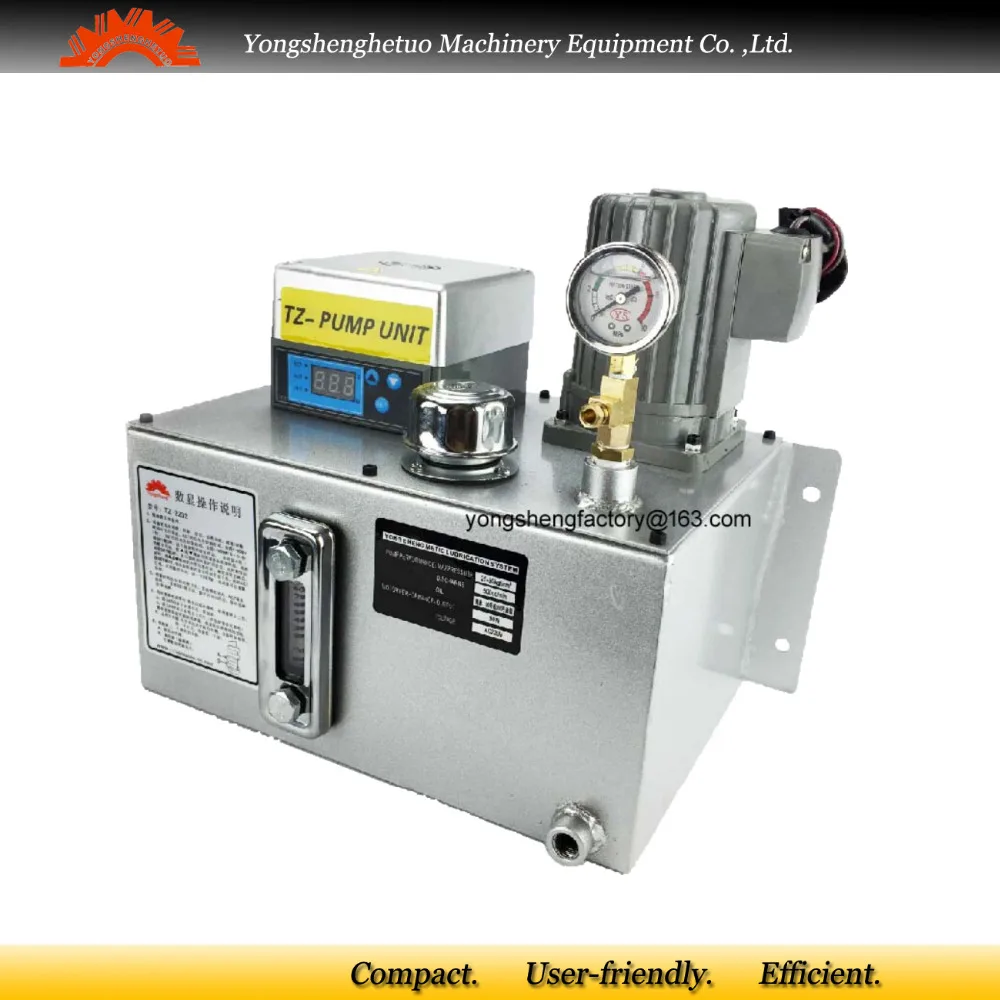 Electric lubrication oil pump grease lubricator oiler gear pressure