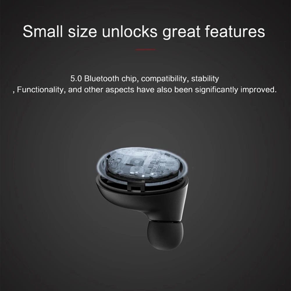 X8 Bluetooth 5.0 Mini Earbuds True Wireless TWS Bluetooth Earphone Stereo Wireless Headphone With-Mic  1
