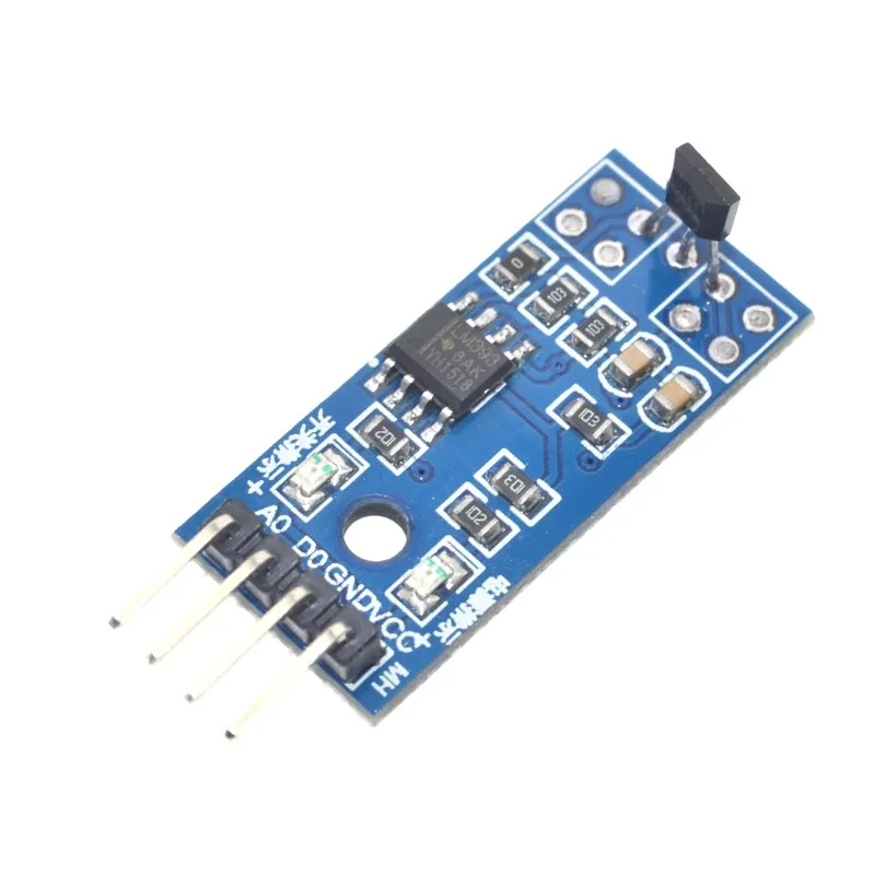 

Thinary Electronic Hall Effect Sensors Module 3144E Hall Switch Speed Counting Sensor Module For Arduino Smart Car