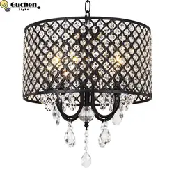 Современные светодиодный хрустальная люстра лампы для Гостиная Cristal люстры освещения Подвесные потолки подвесные светильники