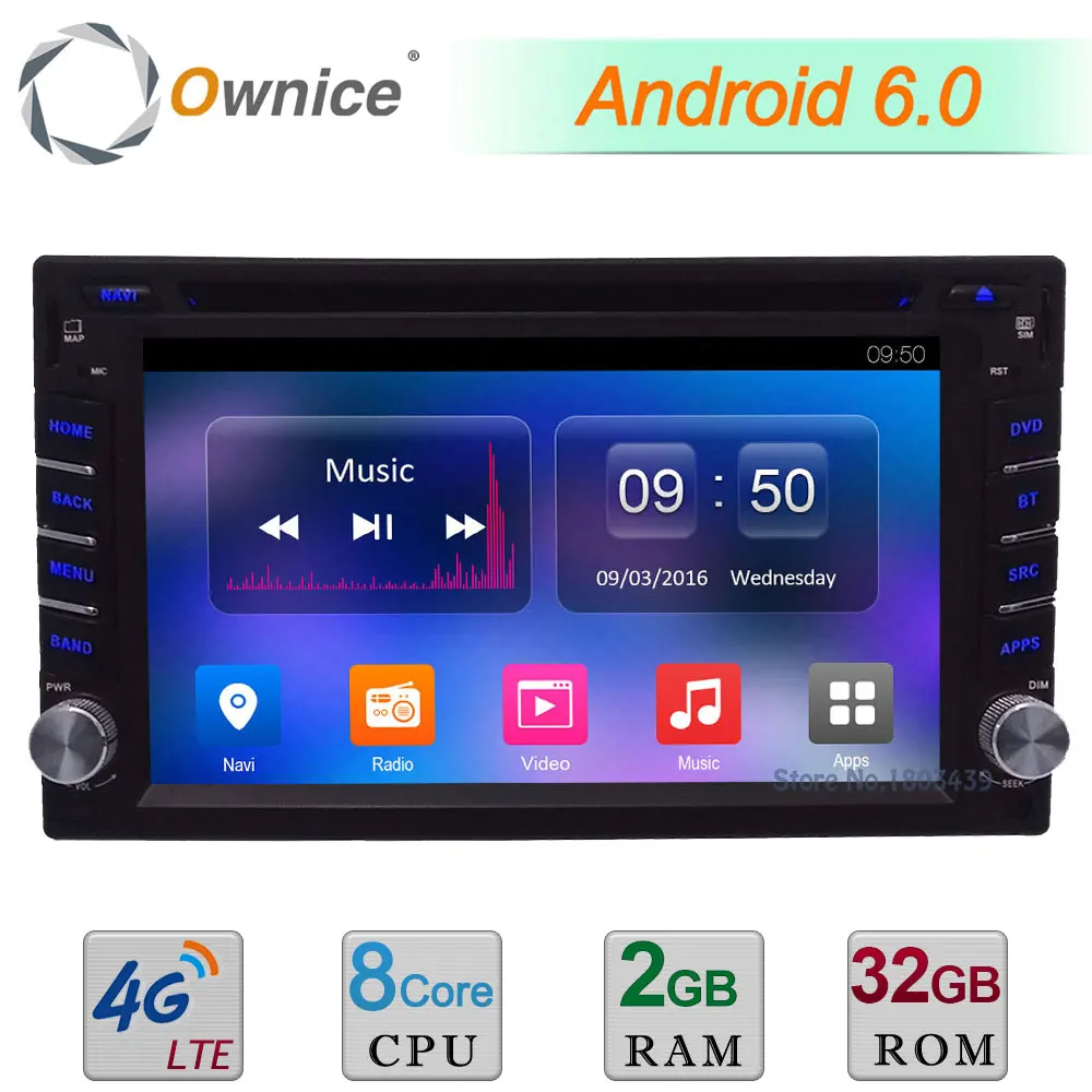 

Octa 8 Core Android 6.0 2G RAM 32GB ROM BT 4G LTE Car GPS 2Din Universal Car Radio Player For Nissan Hyundai Kia VW Mitsubishi