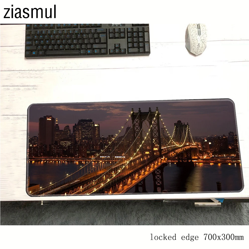Коврик для мыши cities padmouse 700x300x2 мм игровой коврик esports геймер компьютерный стол