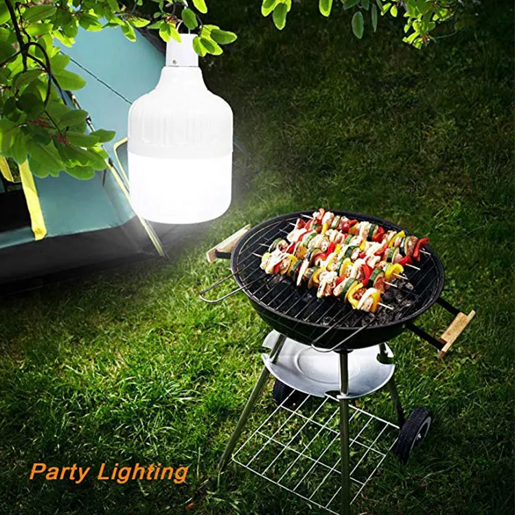 Портативная наружная лампа USB Перезаряжаемый светодиодный аварийный палаточный фонарь, фонарь на батарейках, светильник для барбекю, кемпинга, для патио/крыльца/сада