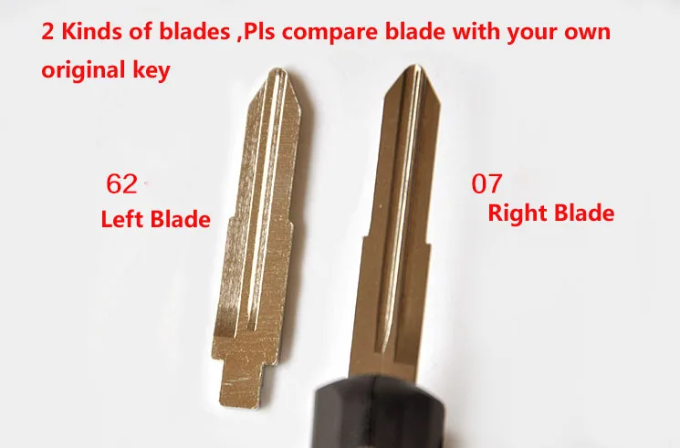 Right Blade Mitsubishi Hafei Racing Changfeng Pajero V73 Outlander Modified key shell 2 Button  (20)
