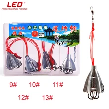 4 шт./кор. рыболовный крючок эксплозионные Крючки набор 5 Размеры анти сочетание многофункциональный инструмент с коробка для рыболовной снасти Аксессуары Pesca рыболовный крючок