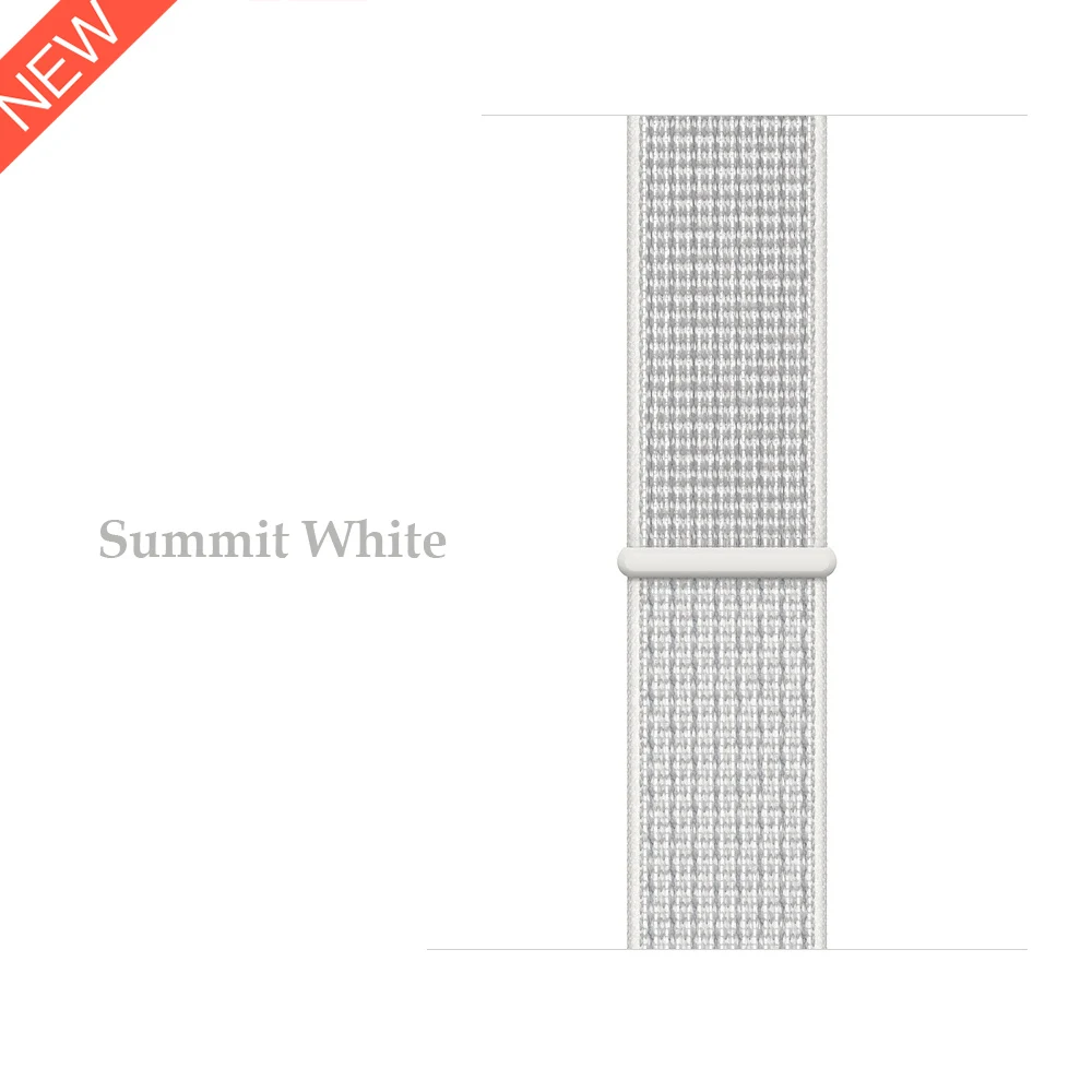 22 мм 20 мм нейлоновый ремешок для samsung Galaxy Watch 46 мм 42 мм ремешок для samsung gear S3 Classic Frontier gear S2 Huami Amazfit - Цвет ремешка: Summit White