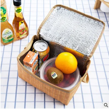 3.5L Пикник держатель небольшой портативный Термосумка Пикник тепловой может box термо льдом изолированный мешок продовольственной напиток изоляционная сумочка
