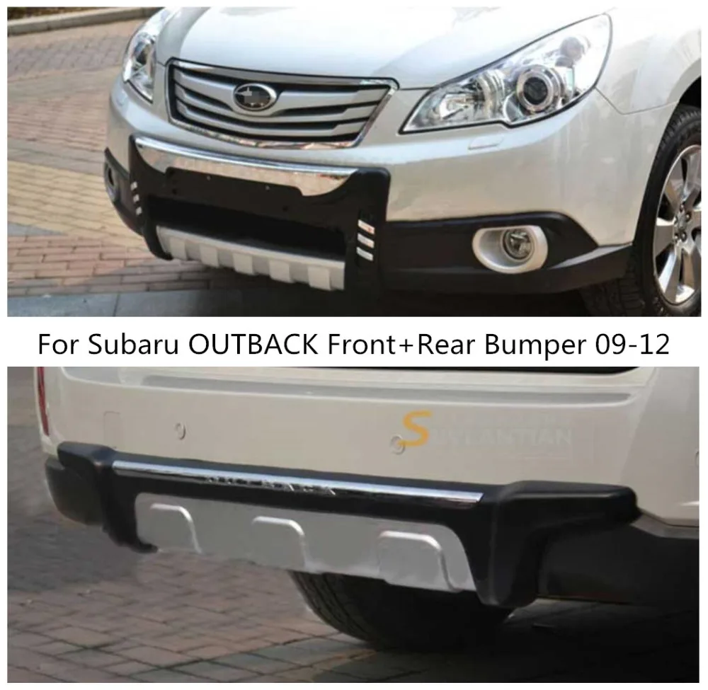 JINGHANG ABS передний+ задний бампер защитная накладка подходит для 09-12 Subaru OUTBACK 2009 2010 2011 2012