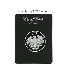 День, чтобы запоминать ADTR логотип музыкальной группы вышитый Железный на и нашивка на одежду тяжелый металл пользовательский дизайн Патч доступен