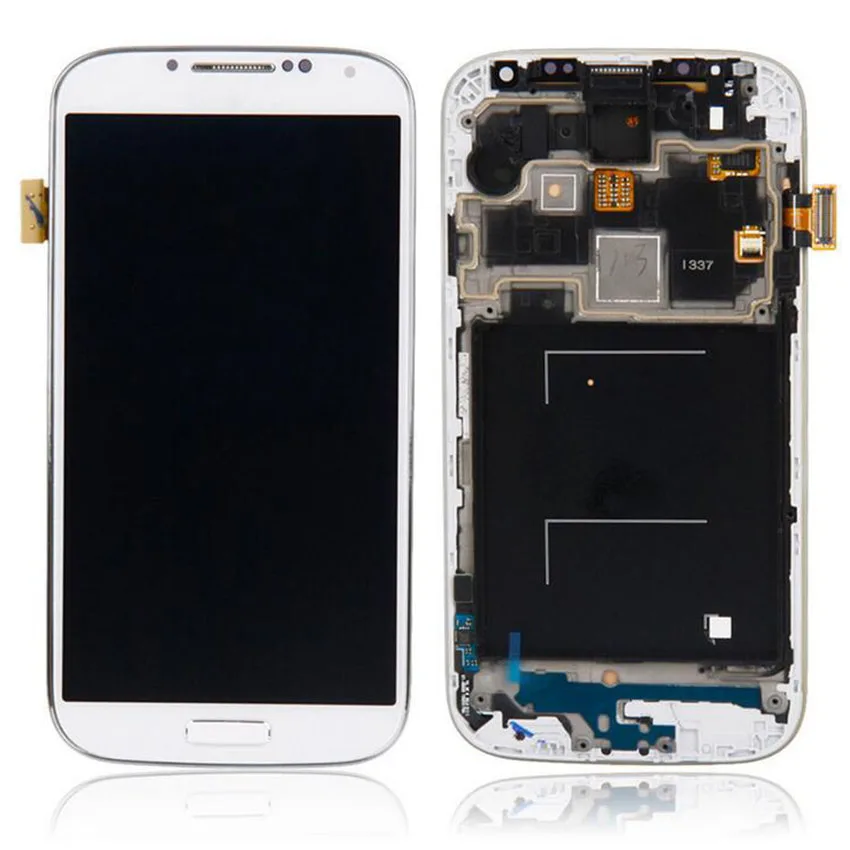ЖК дисплей для Samsung Galaxy S4 i9505 сенсорный экран дигитайзер с рамкой стекло полная