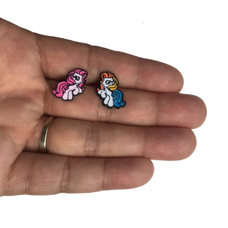 

Asymmetric Fashion Jewelry cartoon Little horse Stud Earrings
