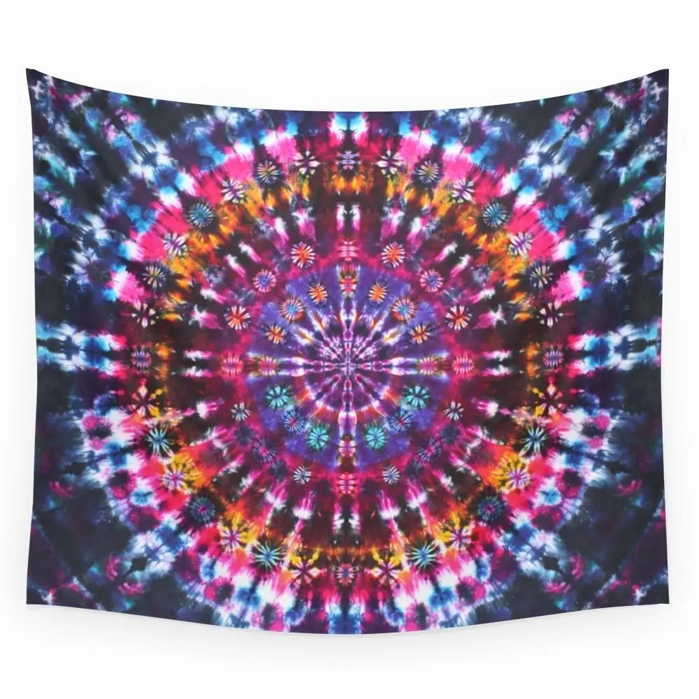 Настенный гобелен с узором Tie Dye размеры: 68x80 дюймов в богемном стиле декоративная
