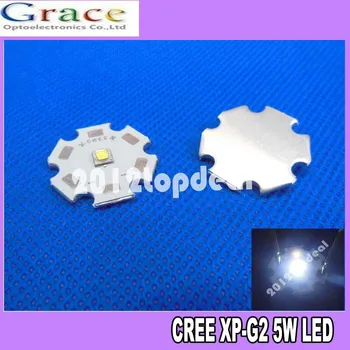 

10pcs Cree XLamp XPG2 XP-G2 R5 Warm White White Cold White 1W~5W 3000k 4000k 6000K 220LM LED Light Lamp on 20mm Star pcb