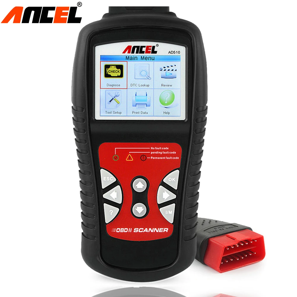 Brand New Ancel AD510 OBD2 OBD Car Tools Universal Auto Diagnostic