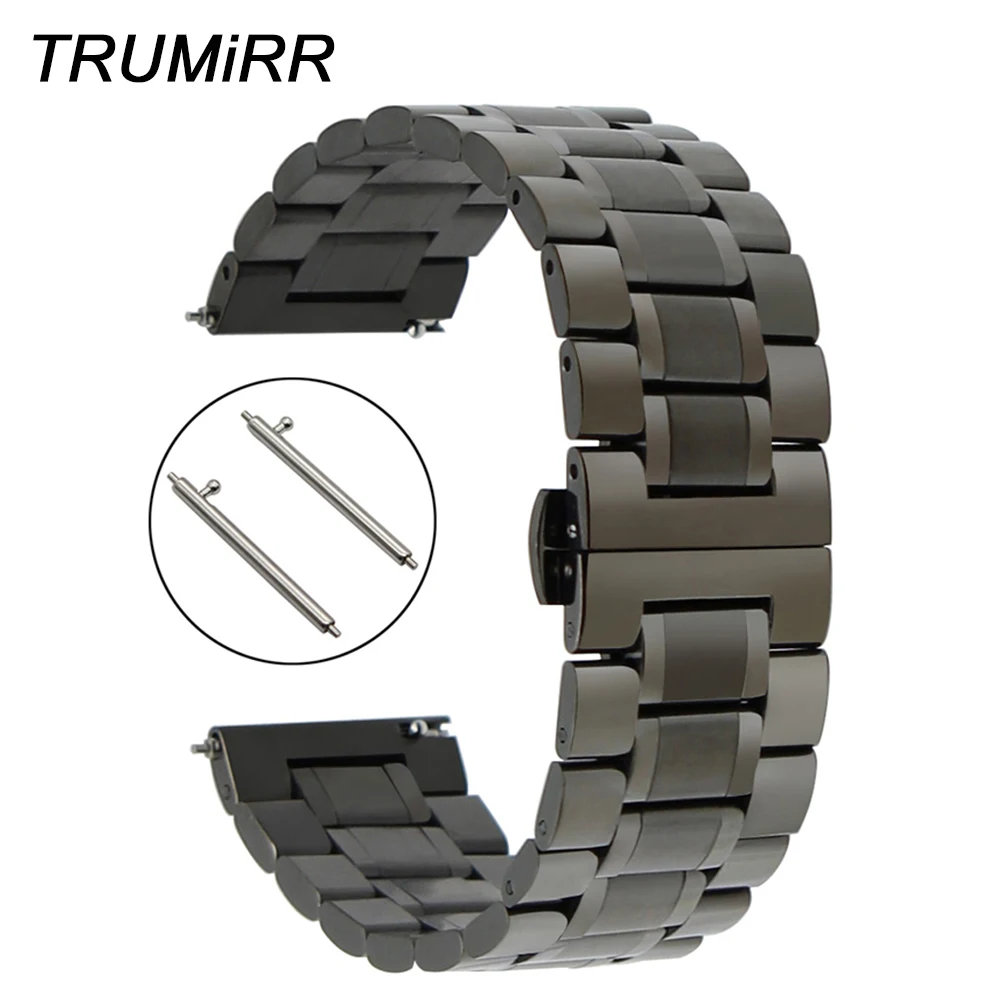 20mm 22mm Quick Release Watchband Stainless Steel Strap Universal Watch