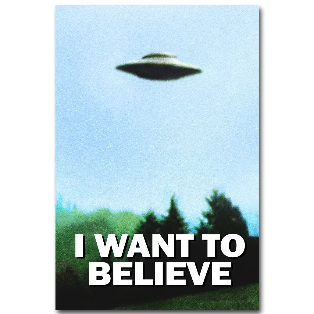 NICOLESHENTING-I-WANT-TO-BELIEVE-Los-archivos-X-Arte-cartel-de-seda-impresi-n-UFO-Series.jpg