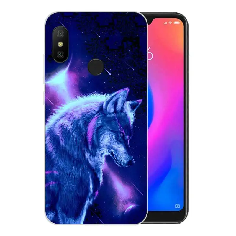 Силиконовый чехол для Xiaomi Xiomi Redmi 4 4A 4X5 5A 5 6plus Pro 6A S2 обратите внимание на возраст 2, 3, 4, 5, 6, чехол для путешествий, звездное животных волка - Цвет: NO.6