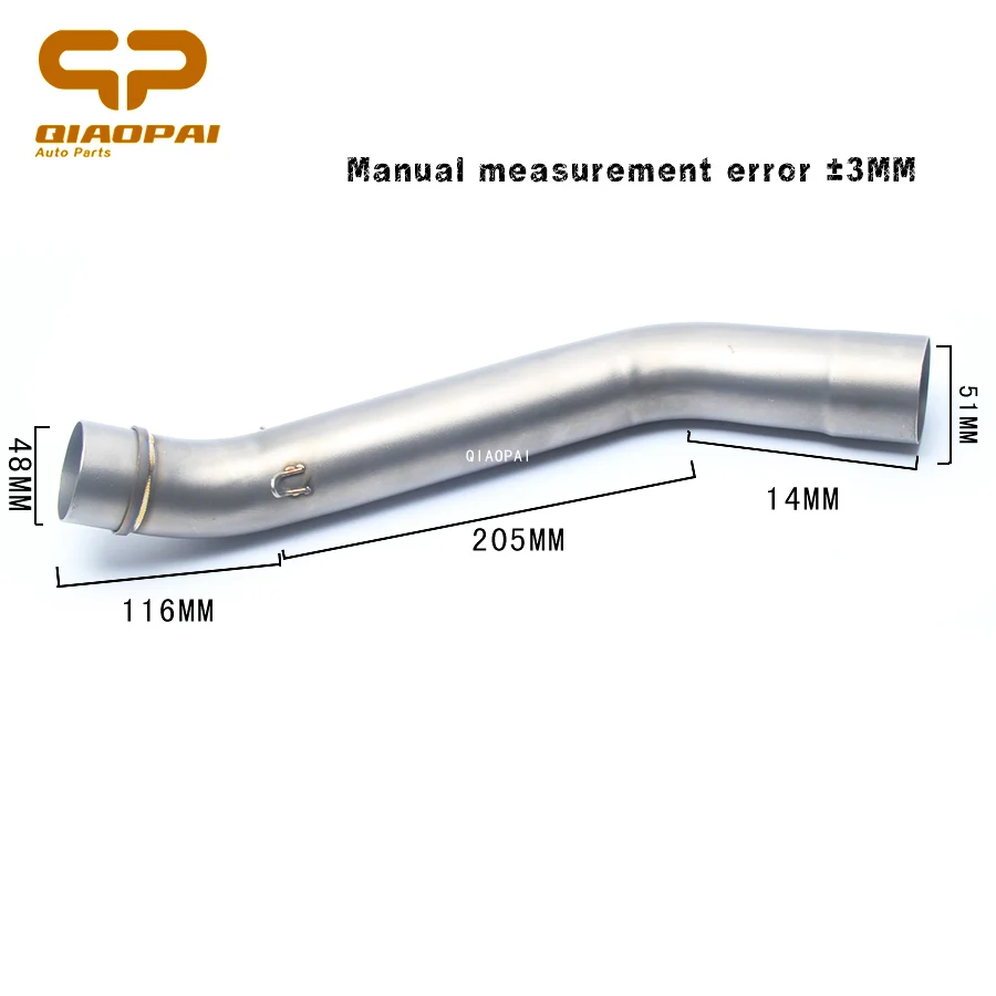 Мотоцикл модифицированный выхлоп труба адаптеры Нержавеющая сталь трубы из нержавеющей стали выхлопной трубы аксессуары миддлер трубы для Kawasaki z750