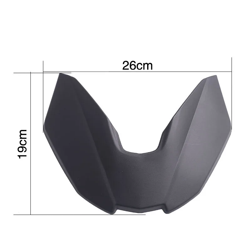 Motorcycle Accessories Black Front Fender Beak Extension Extender Wheel Cover Cowl For BMW G310GS 2017-2018 (10)