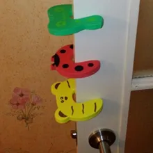 5 шт., Детские косяки с изображением животных, Защита краев и углов, стопор для двери, защита пальцев