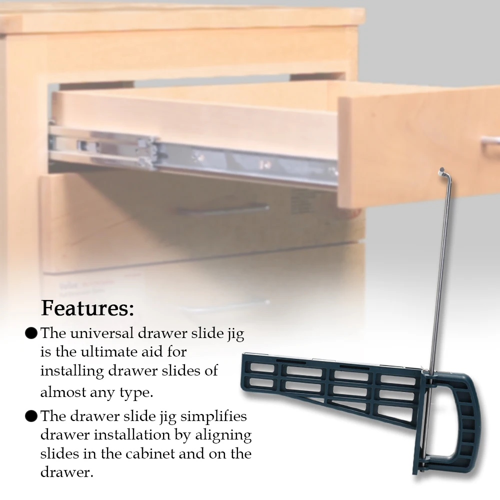 Universal Magnetic Drawer Slide Jig Set Mounting Tool For Cabinet