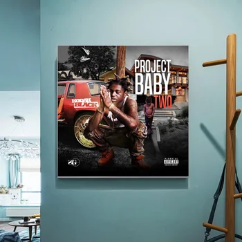 

Kodak Black Project Baby 2 Poster Mixtape XXXTENTACION Album Music Cover Art Canvas Wall Pictures for Living Room No Frame