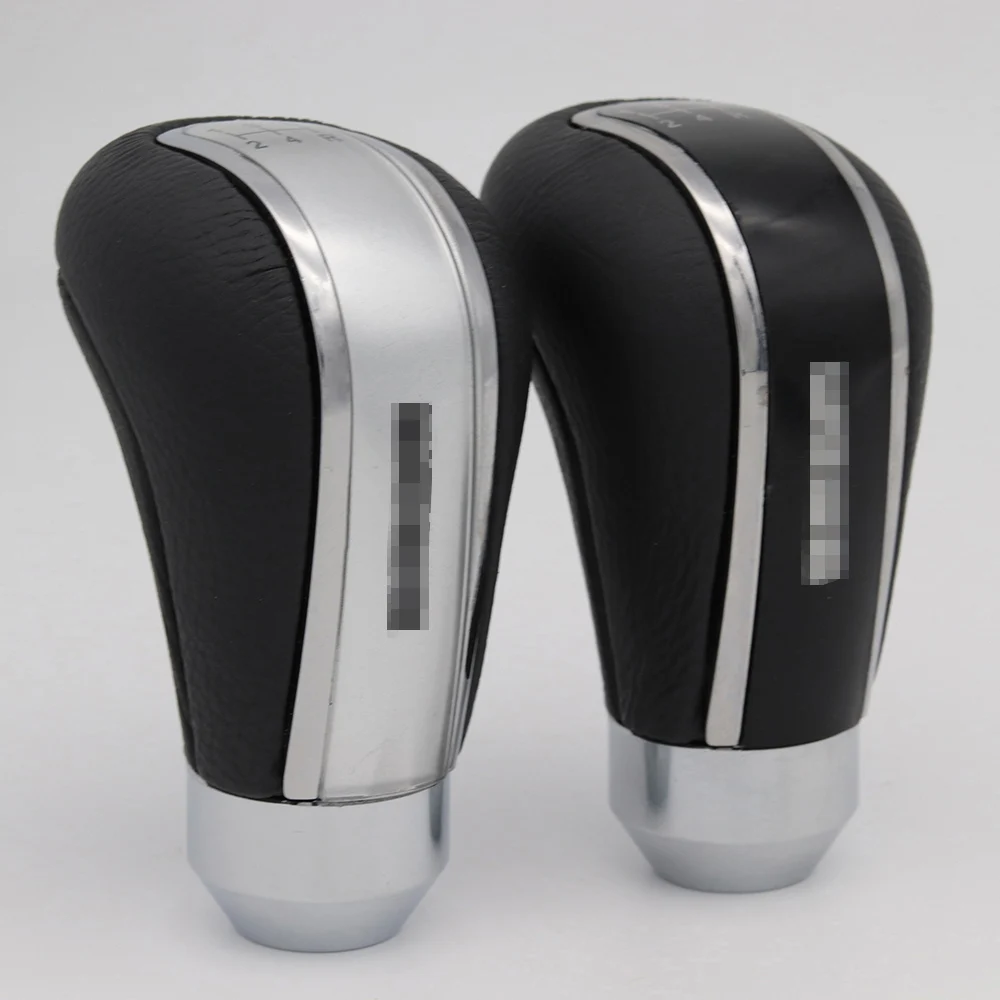 Aluminum alloy Leather Racing 5 Speed Manual Shifter Lever Gear Shift