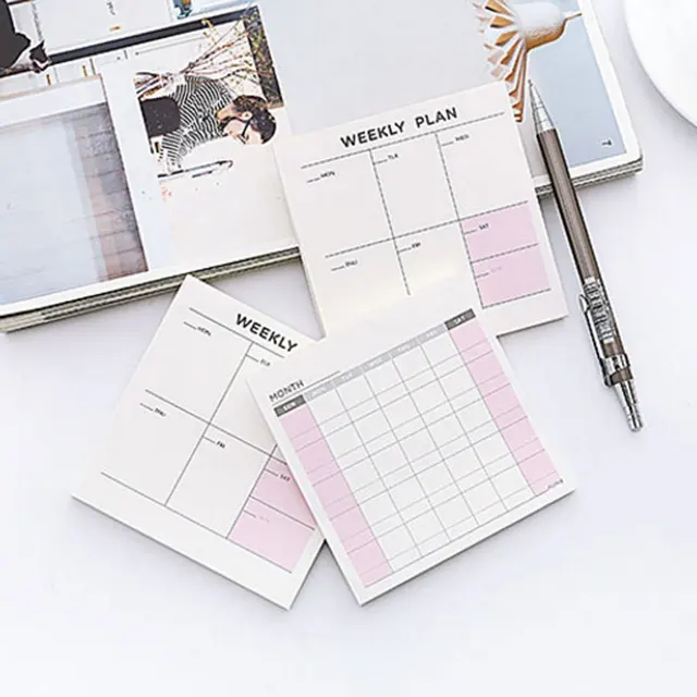 2018 new cute kawaii weekly monthly work planner book diary agenda school work planner