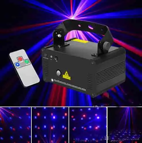 

NEW Red&Blue Patterns laser beam projector for KTV room/party/stage light