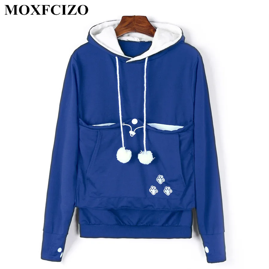 

Hooded Cat Dog Pet Casual Unisex Kangaroo Coat Hoodies Sweatershirts Women Kangaroo Cat Casual Hoodie Sweatershirts