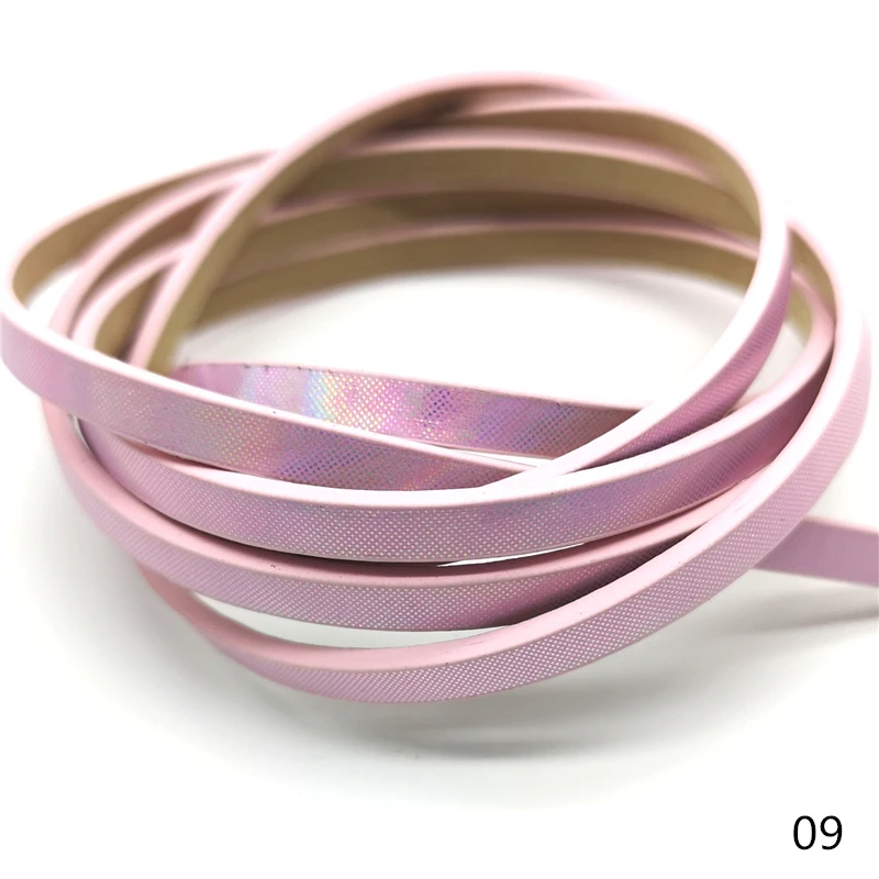 1 шт 1,2 метров 5 мм браслет веревка из полиуретана кожаный шнур для модных браслетов дизайн ювелирных изделий сделай сам - Цвет: 09