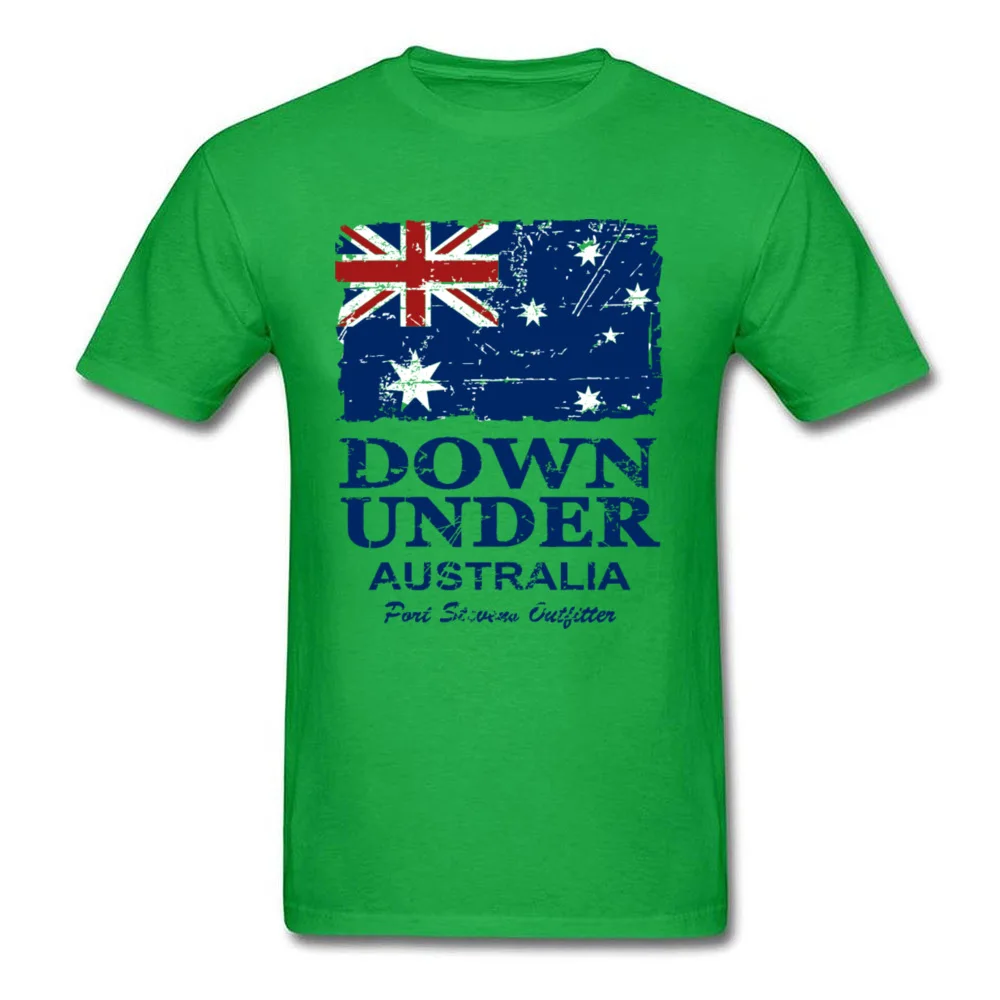 Vintage Australia Flag_green