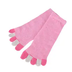 Летние Для женщин хлопок пять пальцев ног Носки для девочек дышащие Повседневное без шнуровки ботильоны VM