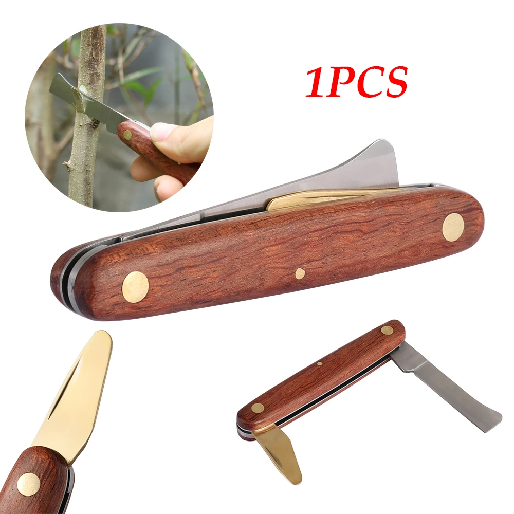 

1Pcs Professional Multi-functional Folding Grafting Knife Stainless Steel Wood Plant Cutting Pruning Cutter Fruit Tree Hand Tool