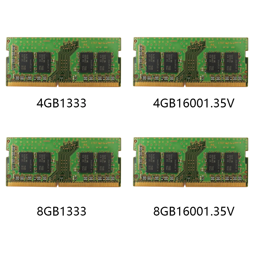 Memoria 1333 1600 mhz DDR3 4G 8G 1,35 V память 240pin non-ecc (без коррекции ошибок) чипы Ноутбук Sodimm Быстрый модуль для ноутбука стабильный