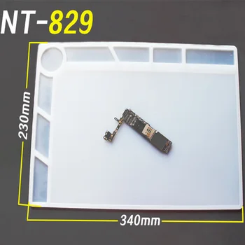 

Heat Insulation Silicone Pad Desk Mat Heat Gun Phone BGA Soldering Station Mat Maintenance Platform For Computer Phone Repair