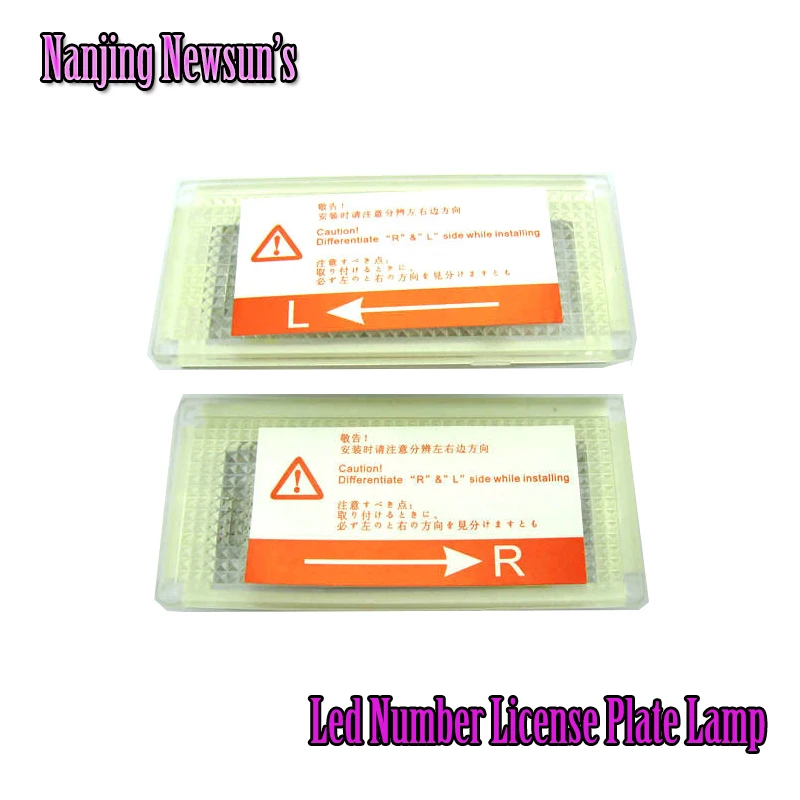High brightness Error Free White 18 SMD LED Number License Plate Lights for BMW Mini cooper