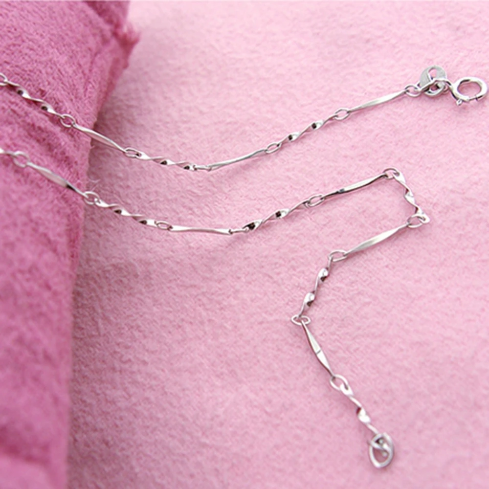 Витая цепь с бруском из стерлингового серебра 925 пробы 16 &quot/18&quot|chain 925|silver chainsilver