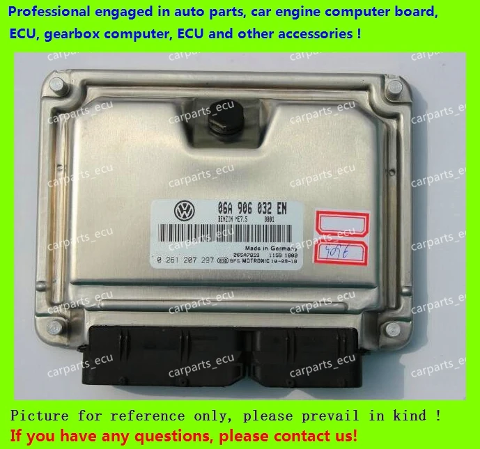 

For car engine computer board/VW Bora ECU/Electronic Control Unit/06A906032EN 0261207297/ 06A906032EQ 0261206733