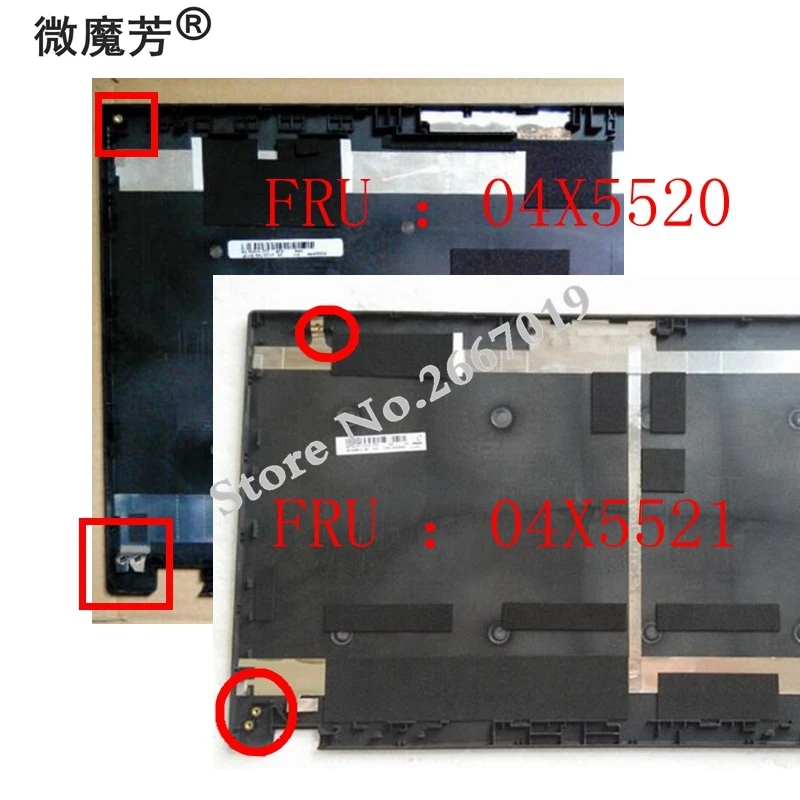 New Replacement for Lenovo ThinkPad T540P W540 W541 LCD Rear Top Lid Back Cover HD 1366768 04X5520